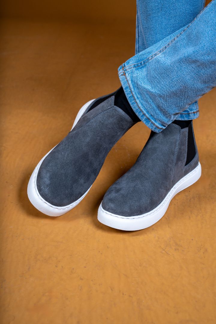 Zuqo Mens Chelsea Boot - Hustle Ash