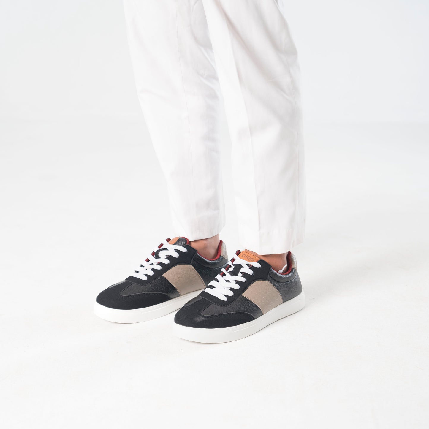 Zuqo Men's Sneaker : Prime Black