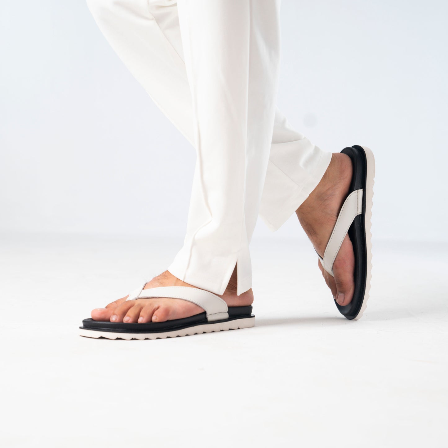 Zuqo Regal  Sandal   : White