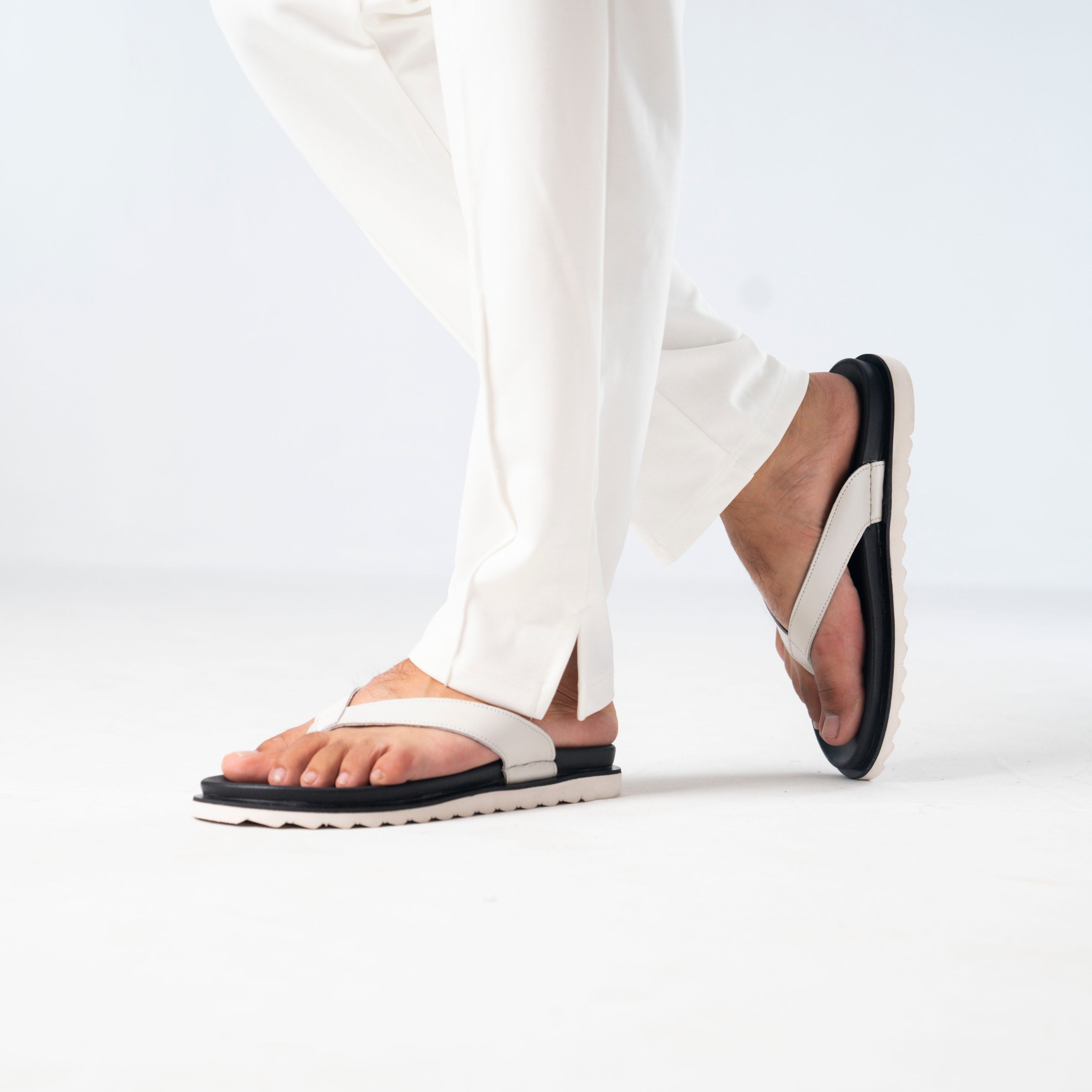 Zuqo Regal  Sandal   : White