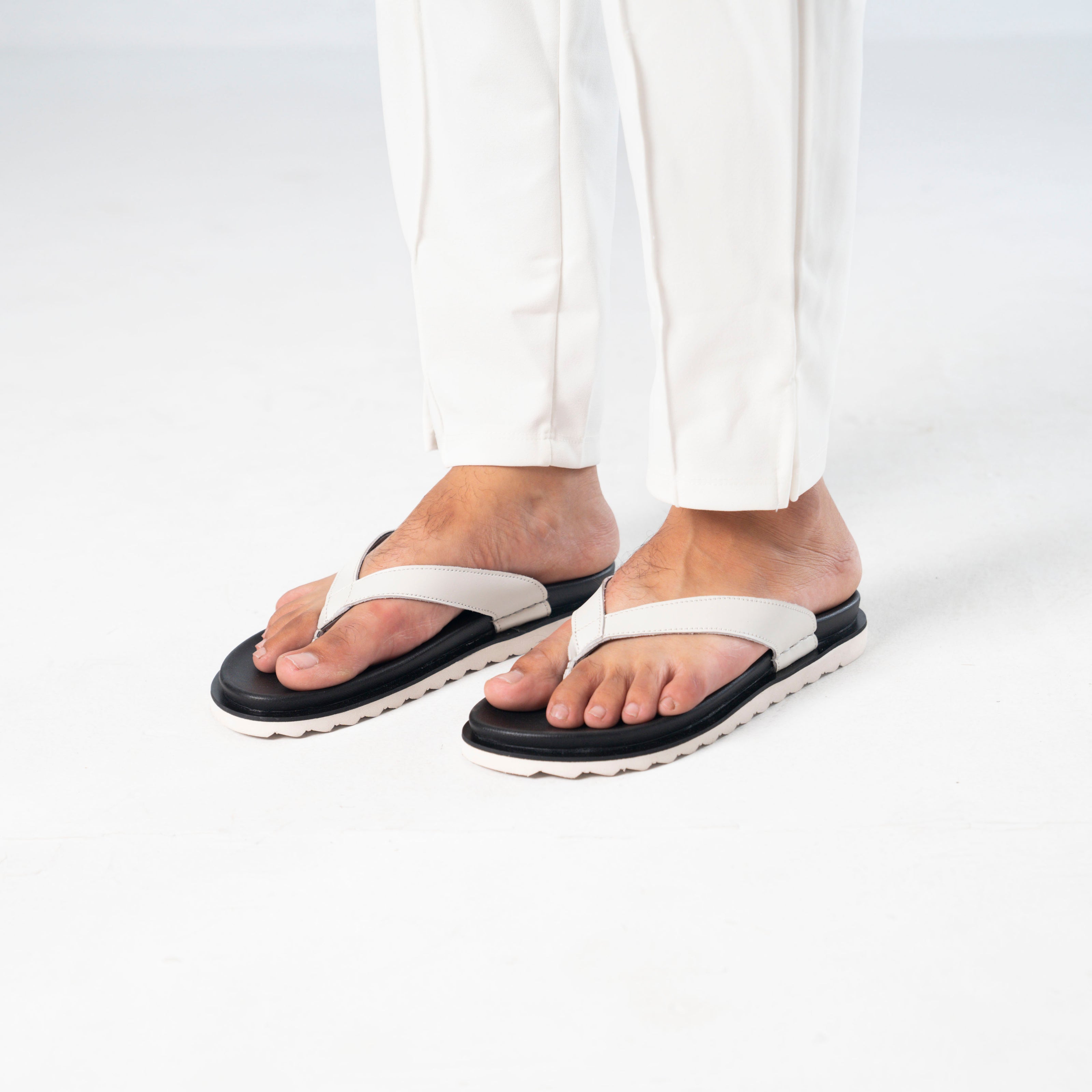 Zuqo Regal  Sandal   : White