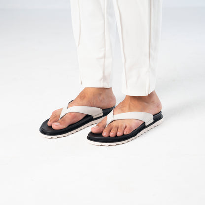 Zuqo Regal  Sandal   : White