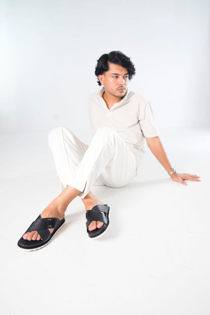Zuqo Regal  Sandal   :  Black