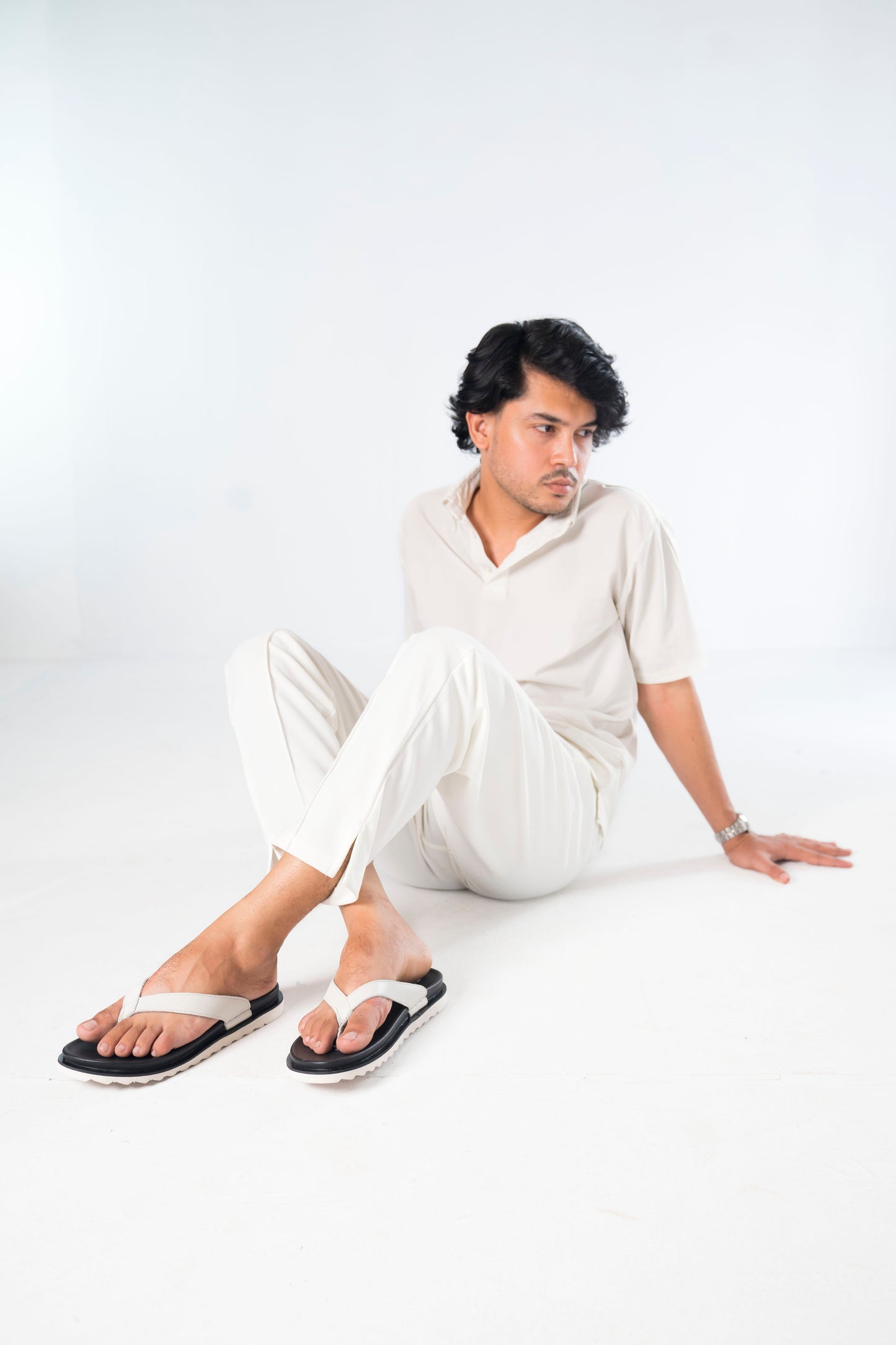 Zuqo Regal  Sandal   : White