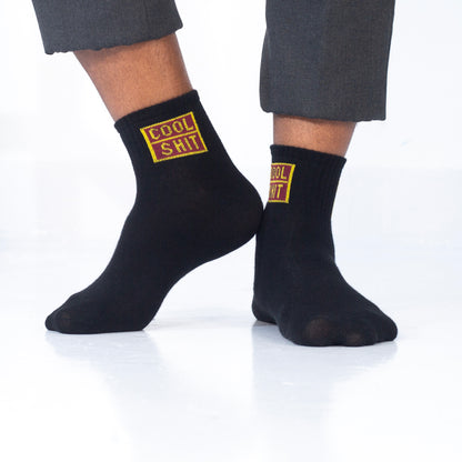 Cool Shit Socks - Black