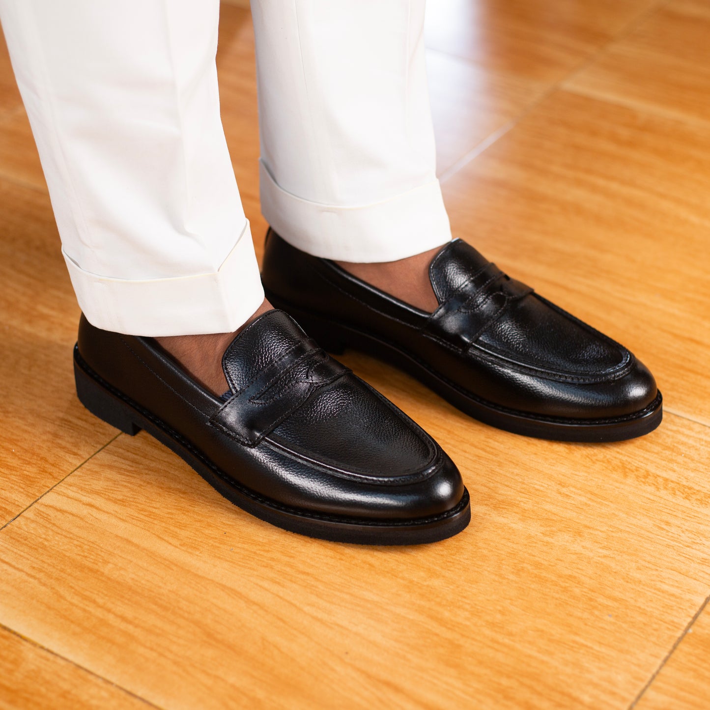 Verona  Penny Loafer  - Black