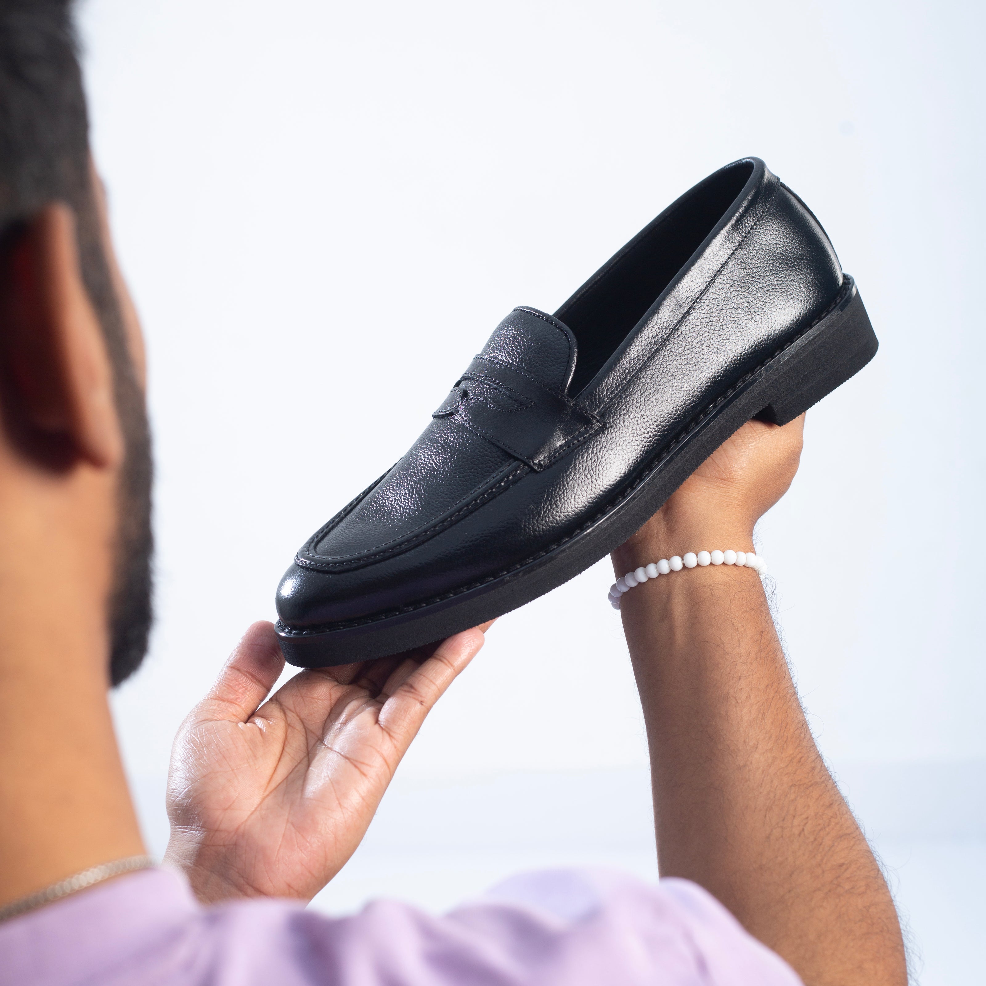Verona  Penny Loafer  - Black