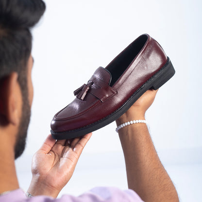 Verona  Penny Loafer  - Wine