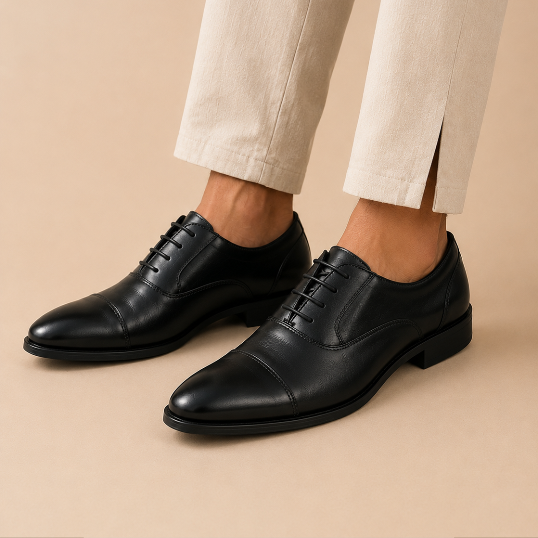 Zuqo  Men's Oxford : Black