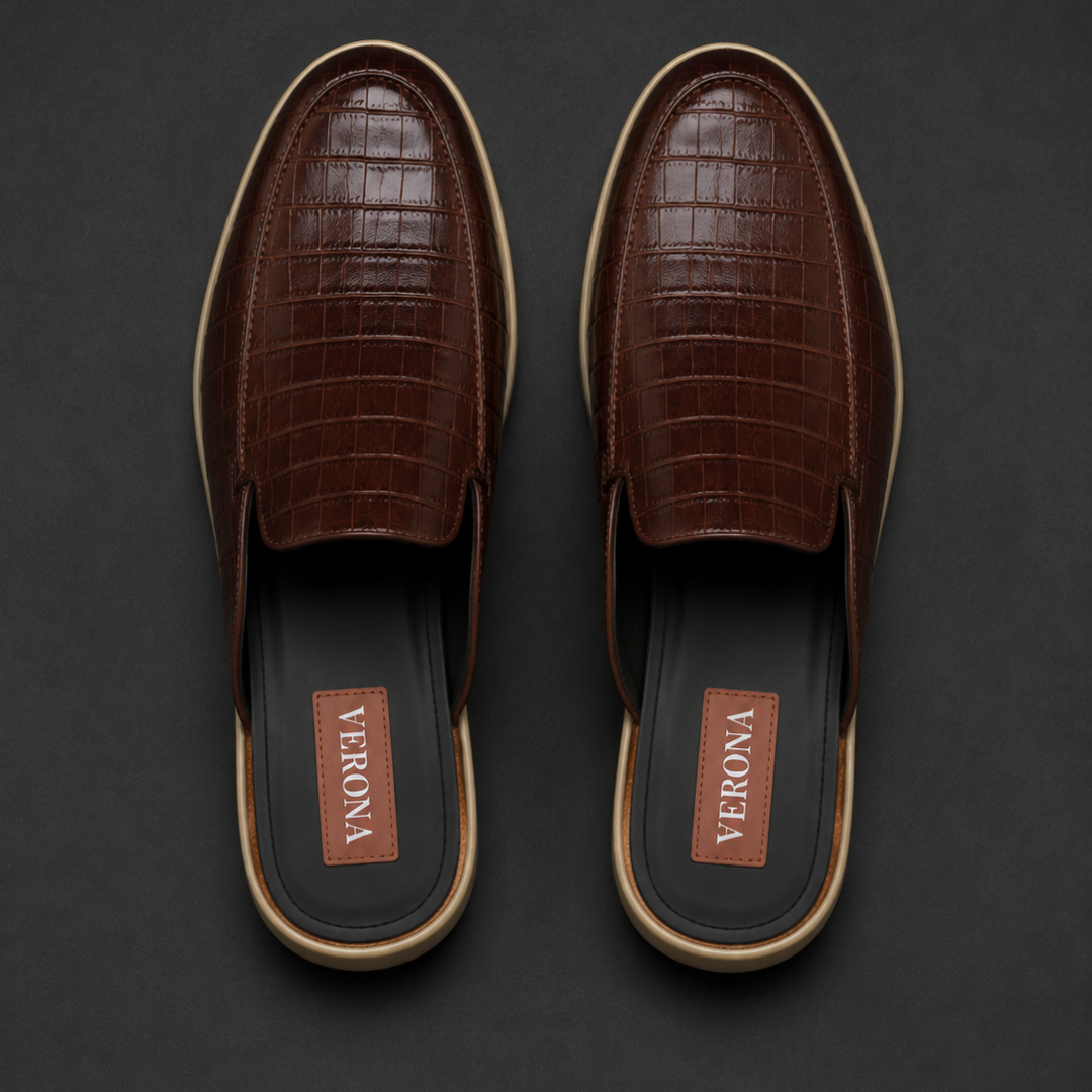 Verona Mules  - Coco Brown