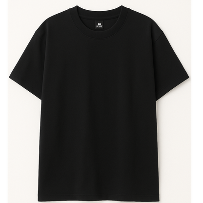 Drop Shoulder T shirt - Black