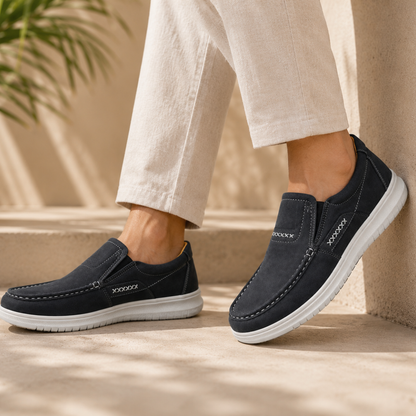 Zuqo  Men's Casual Loafer  : Black