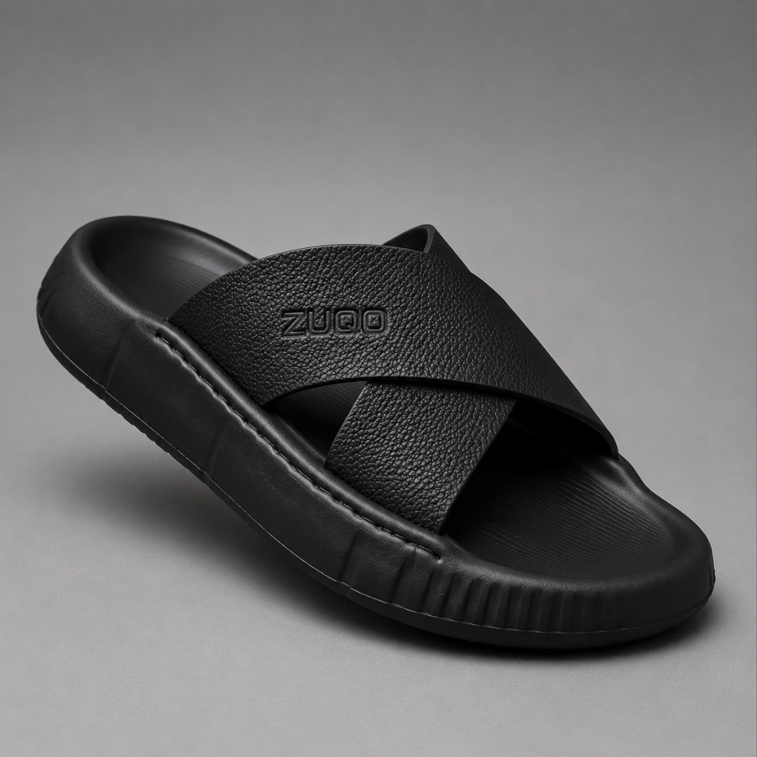 Zuqo Lite Sandal : Black Cross