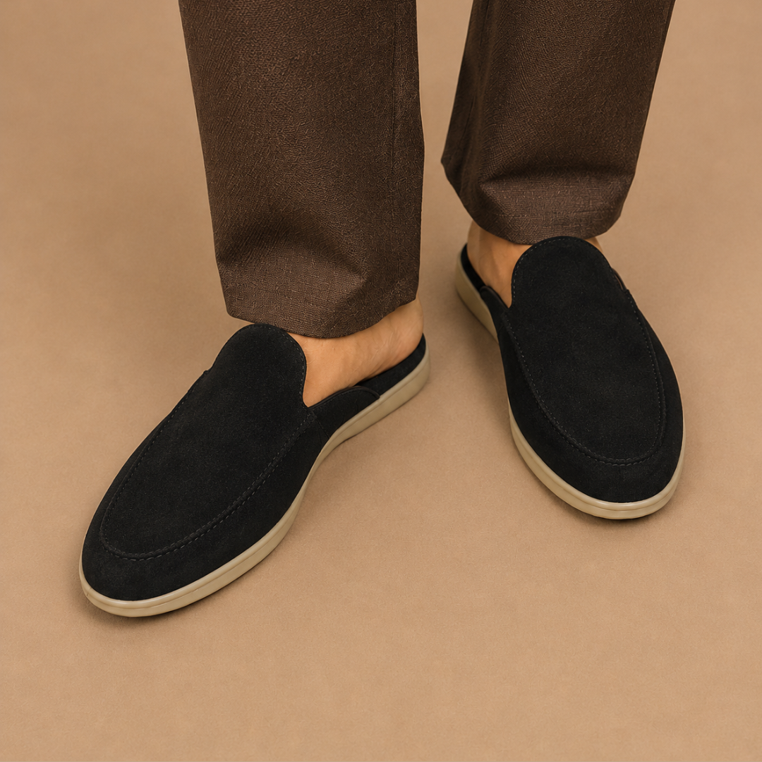Verona Mules  - Suede Black