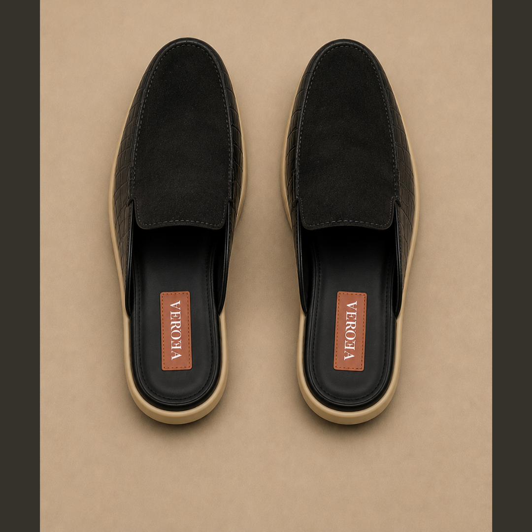 Verona Mules  - Jet Black