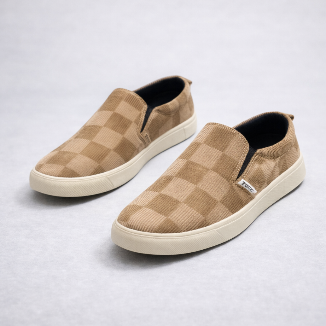 Zuqo Men's Sneaker  - Chess  Mocha