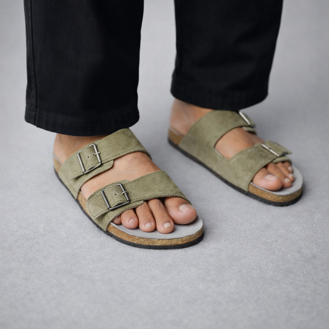 Zuqo Arizona Sandal   : Olive Green