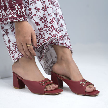 Zazla Women’s Heels – Velvet Rouge